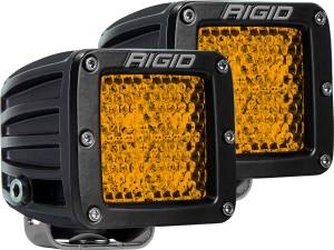 Задние янтарные LED-фары Rigid D-Серия