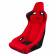 Красные спортивные сиденья анатомические серии Venom-R Fixed Back Bucket Seat 