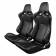 Чёрные спортивные сиденья анатомические серии Venom Sport Seats