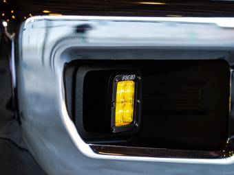 Комплект янтарных противотуманных LED-фар серия Dually SAE PRO 