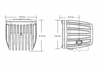 Комплект противотуманных LED-фар серия Dually SAE PRO 
