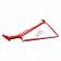 Кронштейн для установки ремней универсальный ширина 48-51" Racing Harness Bar Kit - Red Gloss