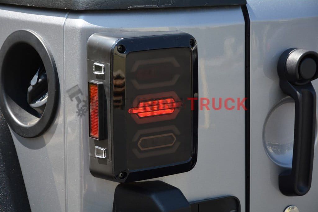 Octagon LED Tail Light For Jeep Wrangler JK 2007-2017