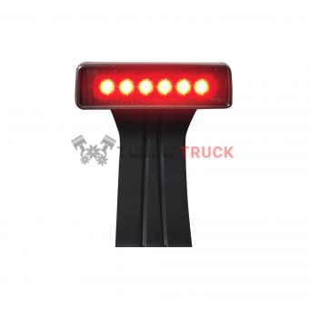 Jeep JK Wrangler 07-17 RED LED 3rd Brake Light - Smoked Lens