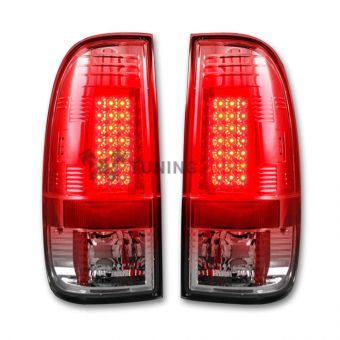 Ford Superduty F250HD/350/450/550 08-16 LED TAIL LIGHTS - Clear Lens