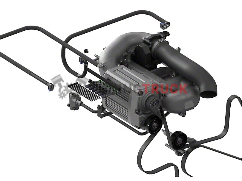 Комплект компрессора Sprintex без интеркулера для Jeep JK 3.8L 