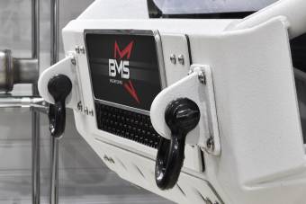 Передний силовой бампер BMS Alfa для Dodge Ram 2009-18, покрытие Line-X