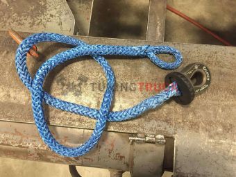 Коуш для синтетического троса 3/8-1/2" - красный