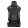 Спортивные сиденья анатомические серии Elite-X Series Sport Seats - Black Leatherette (Black Stitching)