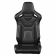 Спортивные сиденья анатомические серии Elite-X Series Sport Seats - Black Leatherette (Black Stitching)