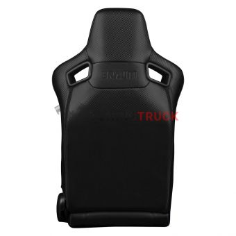 Спортивные сиденья анатомические серии Elite-X Series Sport Seats - Black Leatherette (Purple Stitching)