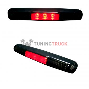 GMC & Chevy 07-13 Sierra & Silverado (2nd GEN) - Red LED 3rd Brake Light Kit w/ White LED Cargo Lights - Smoked Lens