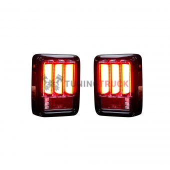 Jeep 07-17 JK Wrangler OLED Bar-Style LED Taillights - Smoked Lens
