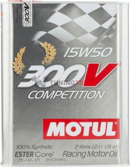 2 л MOTUL 300V COMPETITION произведено по технологии ESTER Core® 2 л MOTUL 300V COMPETITION произведено по технологии ESTER Core®