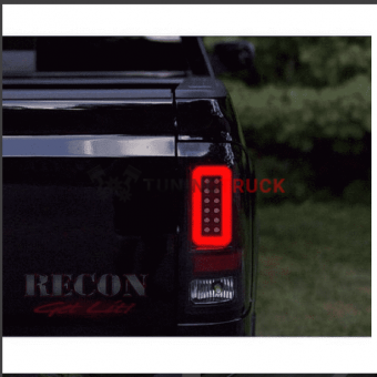 GMC Sierra 16-17 1500/2500/3500 (Only Fits Single Wheel Body Style Trucks with Factory OEM LED Tail Lights) OLED TAIL LIGHTS - Red Lens