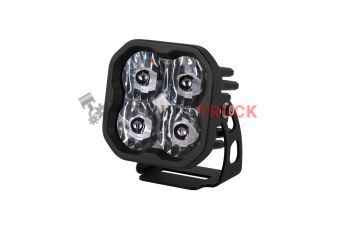 LED-фара SS3 Sport SAE, водительский свет с белой подсветкой