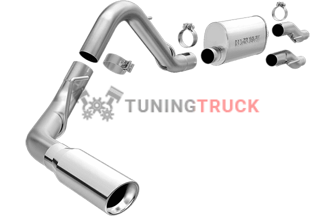 Magnaflow 15000 | Ford F150 | 3.7.5.0,6.2 | Extended Cab/Crew Cab | Stainless Cat-Back Single Exit Performance Exhaust System