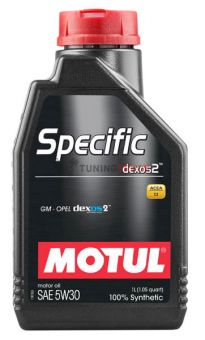 1 л MOTUL SPECIFIC DEXOS2™ для бензиновых и дизельных двигателей GM-OPEL 1 л MOTUL SPECIFIC DEXOS2™ для бензиновых и дизельных двигателей GM-OPEL