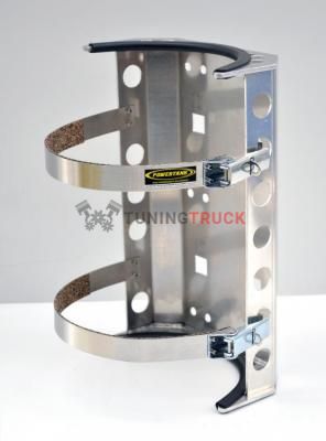 Super Bracket, 20 lb. Tank, Aluminum, Lockable straps, 8" dia.