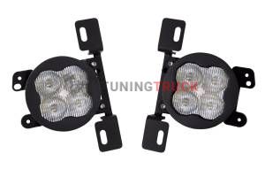 Комплект противотуманных белых LED-фар SS3 Pro MR с кронштейнами
