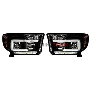 Фары головного света черные, для Toyota Tundra & Sequoia 2007-13 