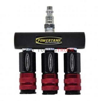 Воздушный шланг с переходником и тремя муфтами