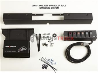 TJ Switch Panel 6 Switch Dual 03-06 Wrangler TJ Blue sPOD