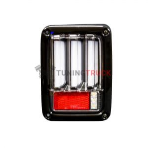 Jeep 07-17 JK Wrangler OLED Bar-Style LED Taillights - Clear Lens