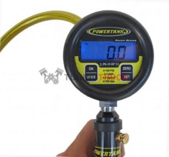 RACE SERIES, Digital Tire Inflator, 0-100 psi, +/- 3% or 0.3 psi.