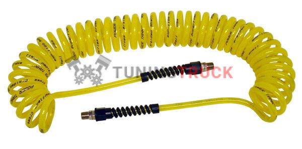 Hose, High Pressure, Ballistic, Coiled, 25 feet x 1/4" ID