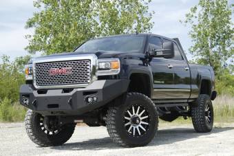 2015-2017 GMC Heavy Duty Winch Bumper w/ No Grill Guard Bare