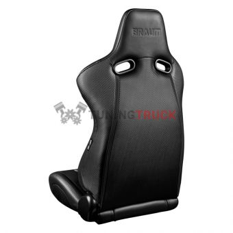 Чёрные спортивные сиденья анатомические серии Venom Sport Seats