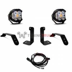 Комплект LED фар LP4 для бампера Jeep Wrangler JL, с тумблерным переключателем
