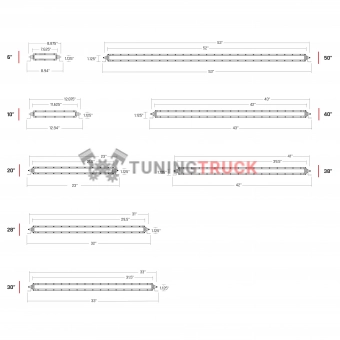 Балка 30" SR-Серия PRO (36 светодиодов) - комбинированный свет (Водительский/Сверхдальний) 