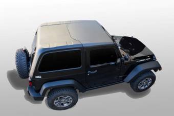 Jeep Hard Top Fast Back JK 2 Door 2 Piece for 07-17 Jeep Wranglers