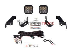 Комплект LED-модулей SS5 Pro CrossLink на бампер Jeep Wrangler, водительский свет