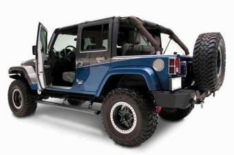 Электрические подножки AMP Research® 75121-01A для Jeep JK Wrangler JK 07-17 (2 двери)