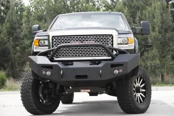 2015-2017 GMC Heavy Duty Winch Bumper w/ Pre-Runner Grill Guard Bare