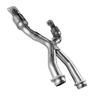 Приемные трубы X-Pipe с кат. Green, для Mustang GT|Cobra, 1999-2004, 3'' x 2.5''