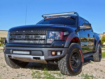 Ford Raptor - крепеж для монтажа 4-х Dually фар в бампер- Ford Raptor 