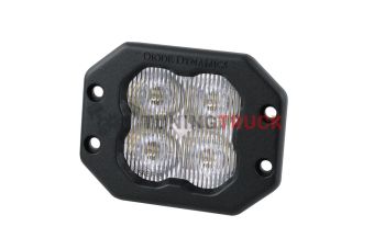 Противотуманный белый врезной LED-модуль SS3 Pro SAE с белой подсветкой