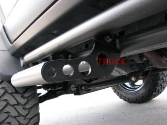 Защита порогов с возможность монтажа ступеней Toyota Tundra Double Cab All Beds 07-15