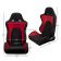 Спортивные сиденья анатомические серии S8 Series V2 Sport Seats - Black and Red Leatherette