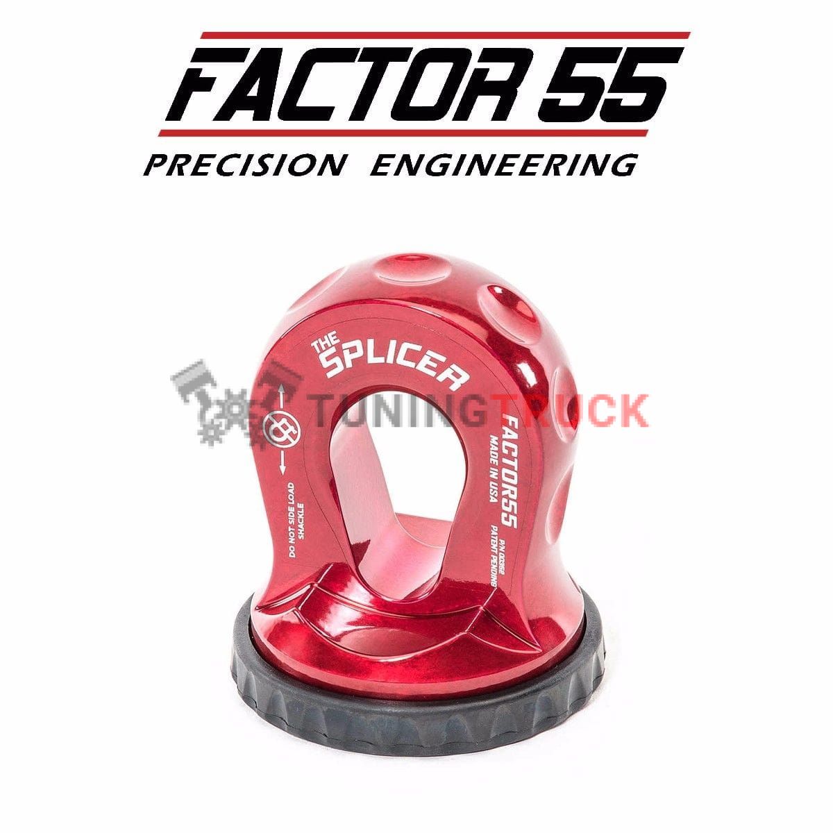 Коуш для синтетического троса 3/8-1/2" - красный