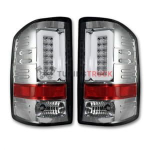 GMC Sierra 14-17 1500/2500/3500 (Only Fits 3rd GEN Single-Wheel GMC Sierra with Factory OEM Halogen Tail Lights) OLED TAIL LIGHTS - Clear Lens
