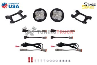 Комплект противотуманных янтарных LED-фар SS3 Pro тип M