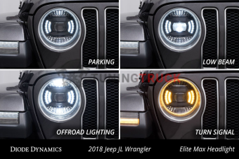 Светодиодные фары головного света для Jeep JL Wrangler 2018-22