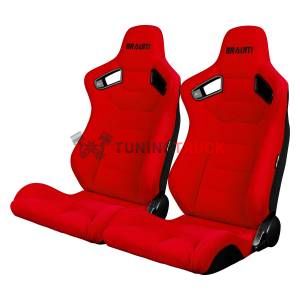 Спортивные сиденья анатомические серии Elite Series Sport Seats - Red Cloth (Black Stitching)