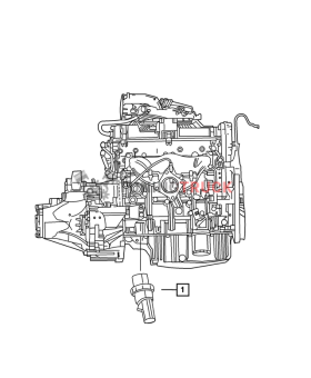 Водяная помпа MOPAR 68165882ad для двигателя Hellcat Powered 6.2L
