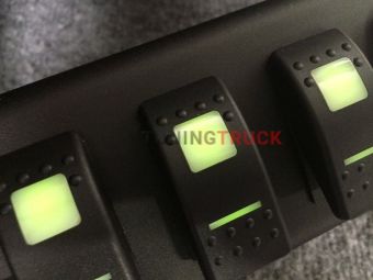 JK Switch Panel 6 Switch W/Genesis Adapter 07-08 Wrangler JK G Screen Not Included Red sPOD